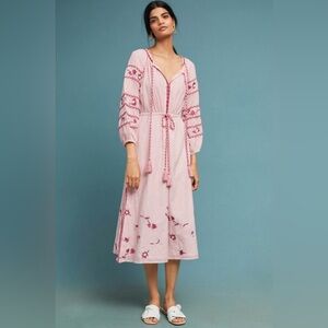 Misa Tasya Embroidered Dress